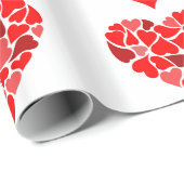 ラブラッピングハート紙 ラッピングペーパー (ロールコーナー)