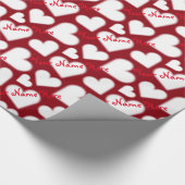 ラブラッピング紙バレンタインカスタムの紙 ラッピングペーパー (コーナー)
