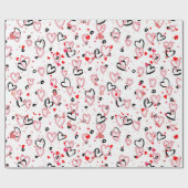 ラブラッピング紙 ラッピングペーパー (フラット)