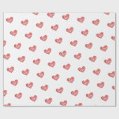 ラブラッピング紙 ラッピングペーパー (フラット)