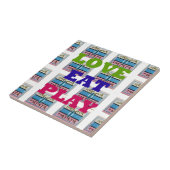 ラブラッ食べフハクナ俣田ケニヤシールドgi タイル (側面)