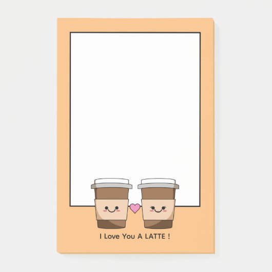 ラブラテコーヒー ポストイット (正面)