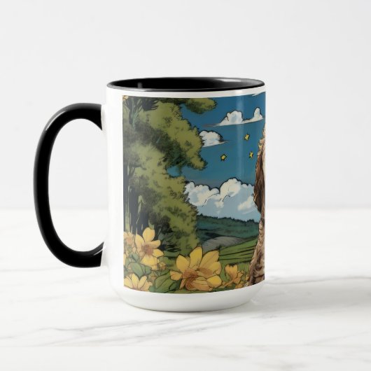 ラブラドゥルパピーファームモーニング マグカップ (左)