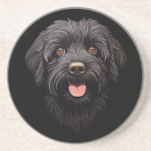 ラブラドゥルブラックドッグ コースター (正面)