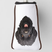 ラブラドゥルブラックドッグ ゴルフヘッドカバー (回転90)