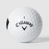 ラブラドゥルブラックドッグ ゴルフボール (ロゴ)