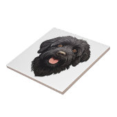 ラブラドゥルブラックドッグ タイル (側面)