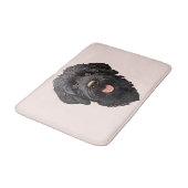 ラブラドゥルブラックドッグ バスマット (アングル)