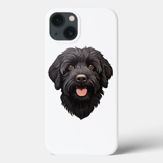ラブラドゥルブラックドッグ Case-Mate iPhoneケース (裏面)