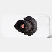 ラブラドゥルブラックドッグ Case-Mate iPhoneケース (裏面 (横))