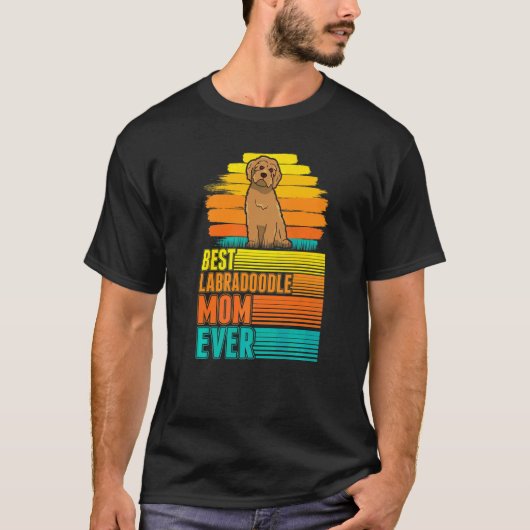 ラブラドゥードルの最強ママ 1 Tシャツ (正面)