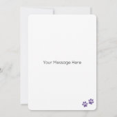 ラブラドゥードル 犬 誕生日 おしゃれ フラット カード (裏面)