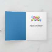 ラブラドドゥルドリング95誕生日 カード (内部)