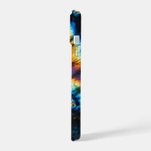 ラブラドライト レインボーフラッシュ iPhone 15ケース (左側面)