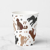 ラブラドルの骨と前足 紙コップ (右)