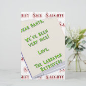 ラブラドルポリスニース 便箋 (スタンド正面)