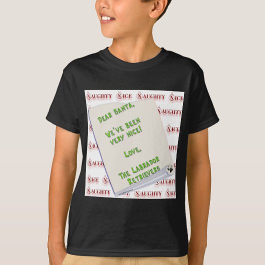 ラブラドルポリスニース Tシャツ (正面)