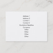 ラブラドルレインボーペット名刺 名刺 (裏面)