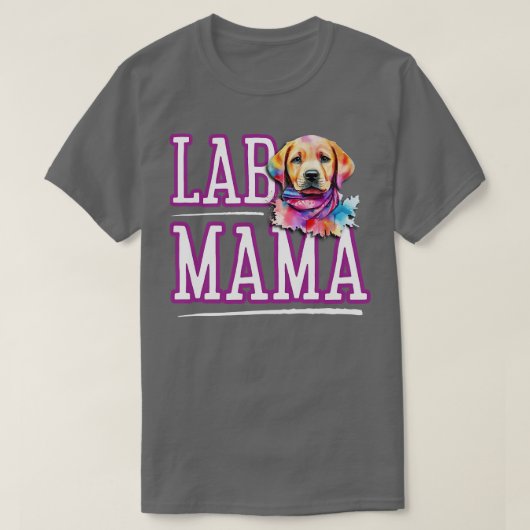 ラブラドル母5 Tシャツ (デザイン正面)
