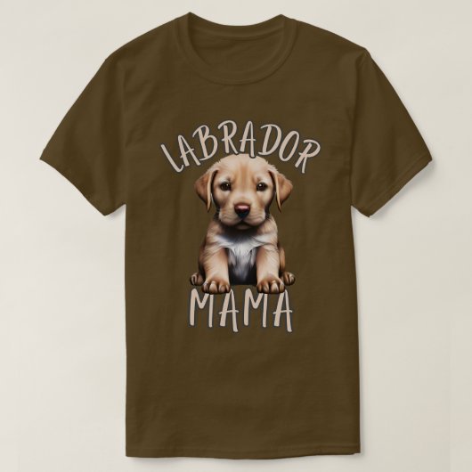 ラブラドル母6 Tシャツ (デザイン正面)