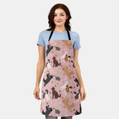 ラブラドル エプロン (着用した状態)