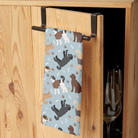 ラブラドル キッチンタオル (三つ折り)