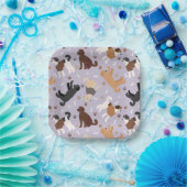 ラブラドル ペーパープレート (パーティー)