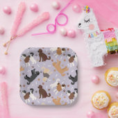 ラブラドル ペーパープレート (パーティー)