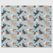 ラブラドル ラッピングペーパー (フラット)