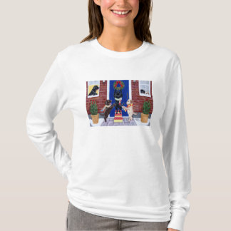 ラブラドル・レトリーバー犬のクリスマス Tシャツ