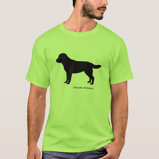 ラブラドル・レトリーバー犬の人のTシャツ Tシャツ (正面)