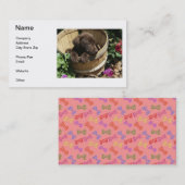 ラブラドル・レトリーバー犬の名刺 名刺 (正面/裏面)