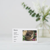 ラブラドル・レトリーバー犬の名刺 名刺 (スタンド正面)