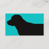 ラブラドル・レトリーバー犬の名刺 名刺 (正面)