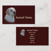 ラブラドル・レトリーバー犬の繁殖動物の名刺 名刺 (正面/裏面)