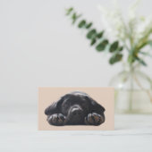 ラブラドル・レトリーバー犬の繁殖動物の名刺 名刺 (スタンド正面)