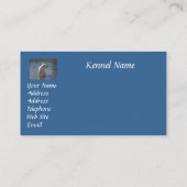 ラブラドル・レトリーバー犬の繁殖動物の名刺 名刺 (裏面)