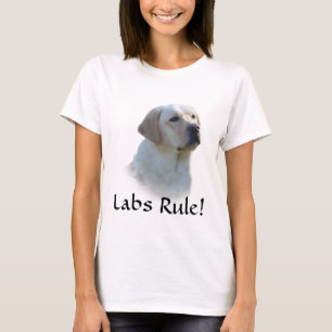 ラブラドル・レトリーバー犬のTシャツ Tシャツ
