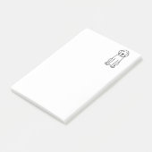 ラブラドル・レトリーバー犬犬の漫画のポスト・イット ポストイット (アングル)