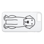 ラブラドル・レトリーバー犬犬の漫画の電話箱 Case-Mate iPhoneケース (裏面(横))