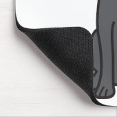 ラブラドル・レトリーバー犬犬の漫画 マウスパッド (コーナー)