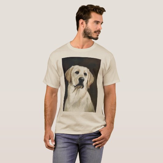 ラブラドル・レトリーバー犬犬の芸術のワイシャツ Tシャツ (正面フル)