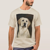 ラブラドル・レトリーバー犬犬の芸術のワイシャツ Tシャツ (正面)