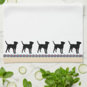 ラブラドル・レトリーバー犬 キッチンタオル (折り畳み)