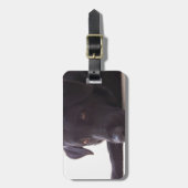 ラブラドル・レトリーバー犬 ラゲッジタグ (正面縦)