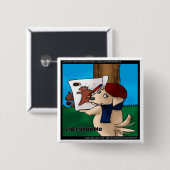 ラブラドーおもしろいドギフトTeeマグカードなど 缶バッジ (正面&裏面)