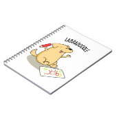 ラブラドーおもしろいルラブラドールドッグパン ノートブック (左側)