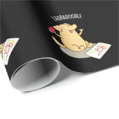 ラブラドーおもしろいルラブラドールドッグプンダークBG ラッピングペーパー (ロールコーナー)