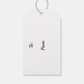 ラブラドードルドッグ葉インギフトラベル ギフトタグ (裏面)