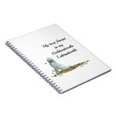 ラブラドードルドッグ葉インスパイラル手帳 ノートブック (右側)